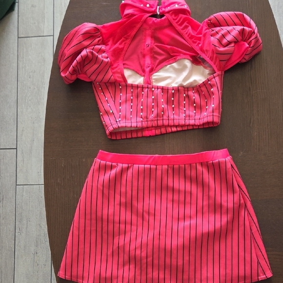 Pink Striped Two-Piece Set - Picture 3 of 5